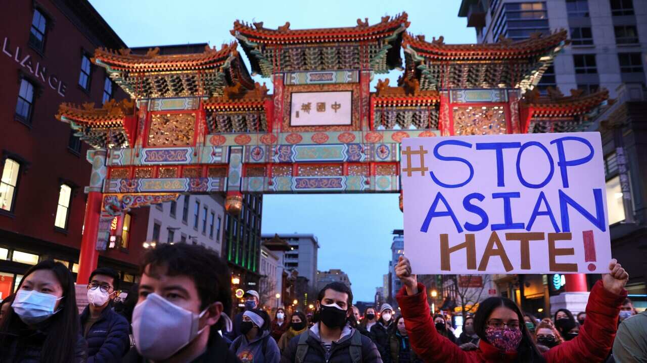 Vigil Held In Washington, DC To Remember And Honor Atlanta Shooting Victims