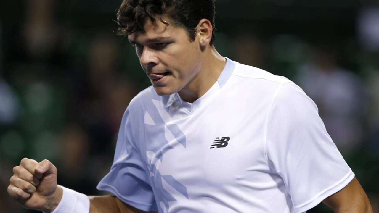 Canadian tennis player Milos Raonic