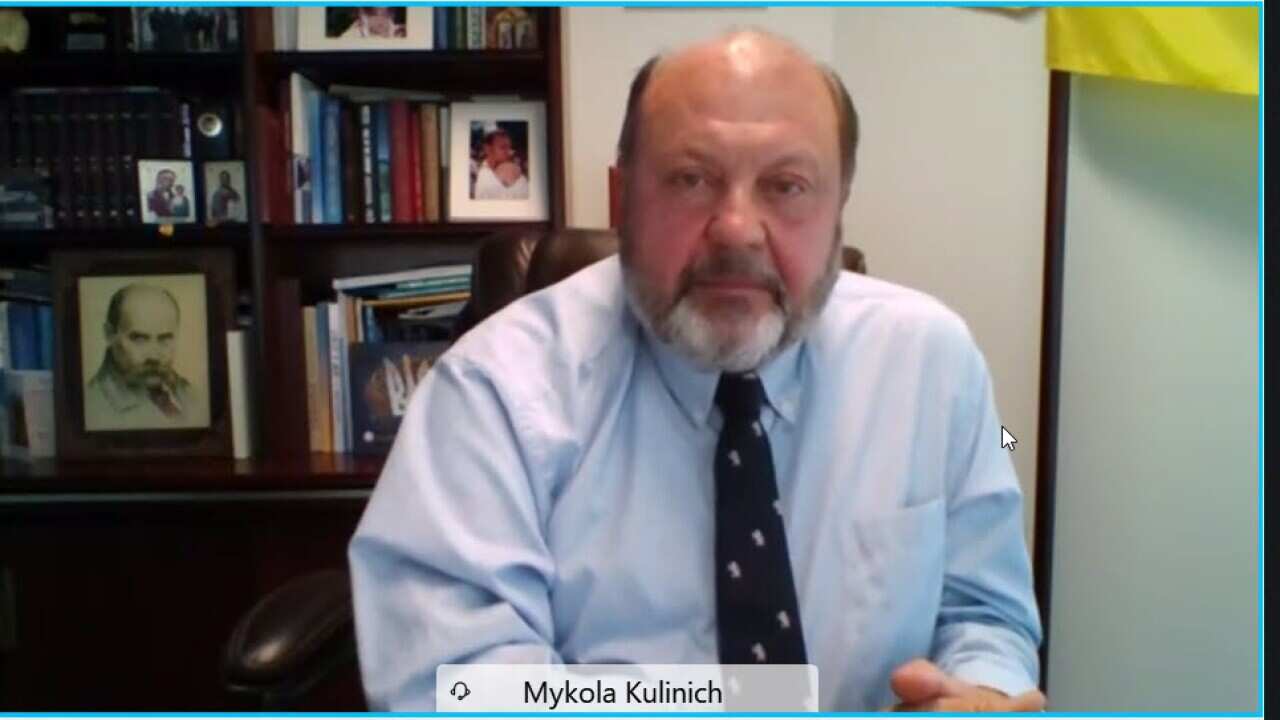 His Excellency Dr Mykola Kulinich, Ukraine's Ambassador to Australia.