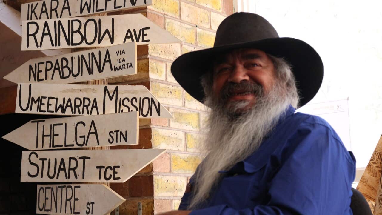 Proud Adnyamathanha man, Vince Coulthard.