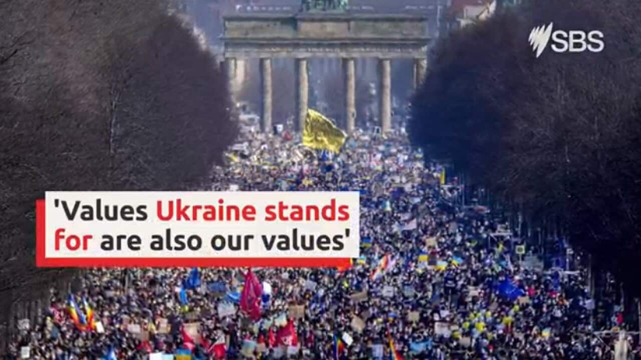 More than 100,000 rally for Ukraine in Berlin