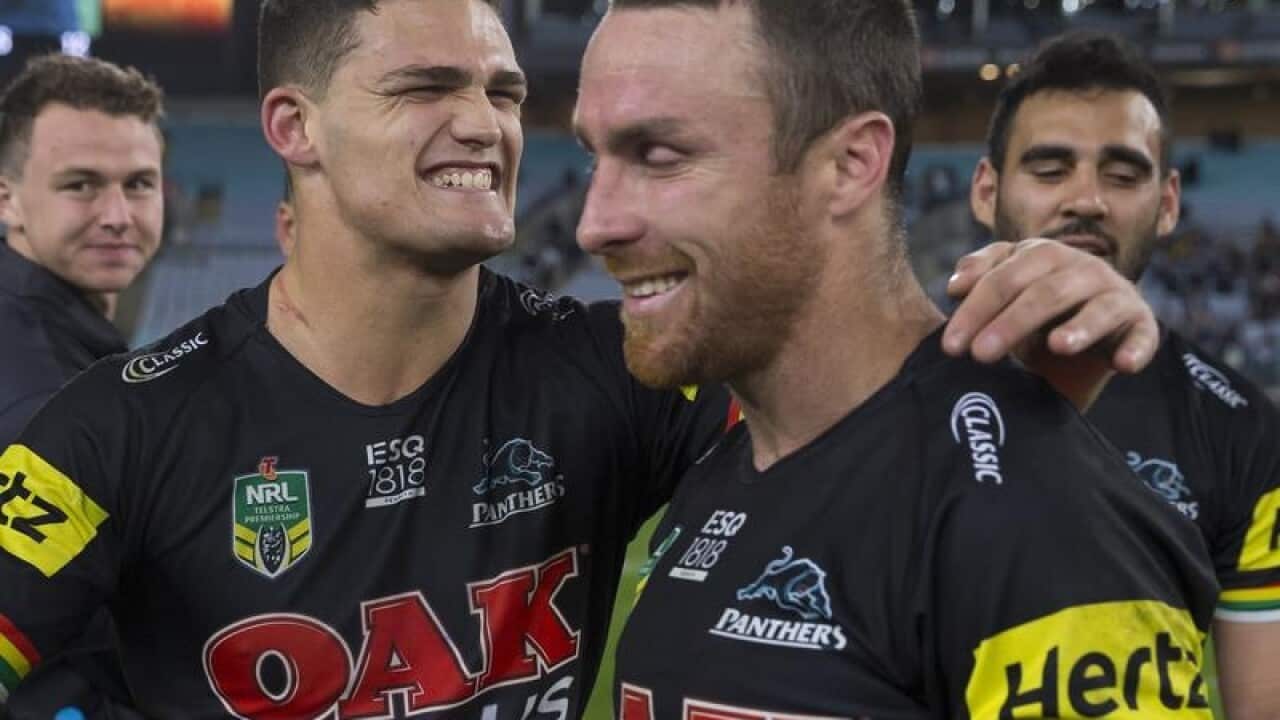 Nathan Cleary and James Maloney