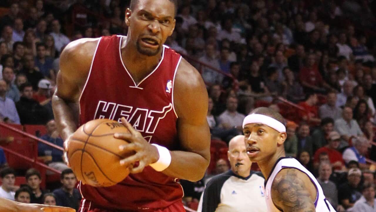 Miami Heat forward Chris Bosh