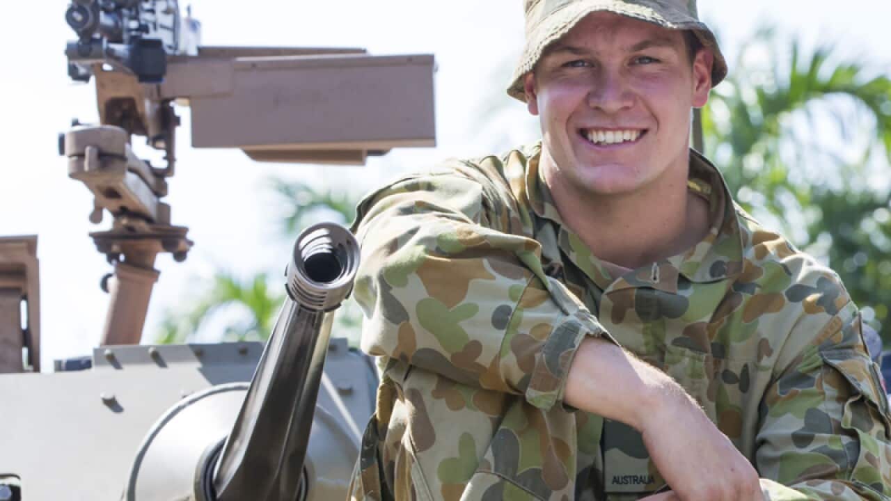 An Australian Defence personnel