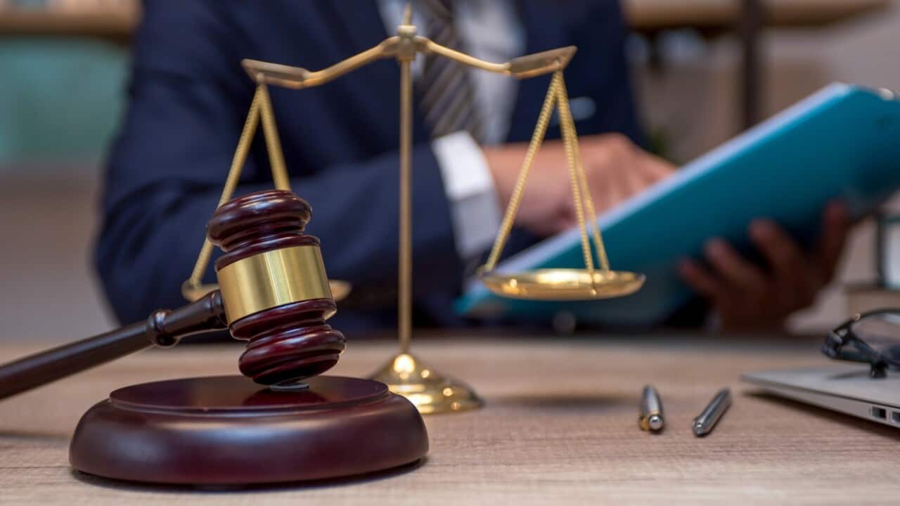 Scales and gavel