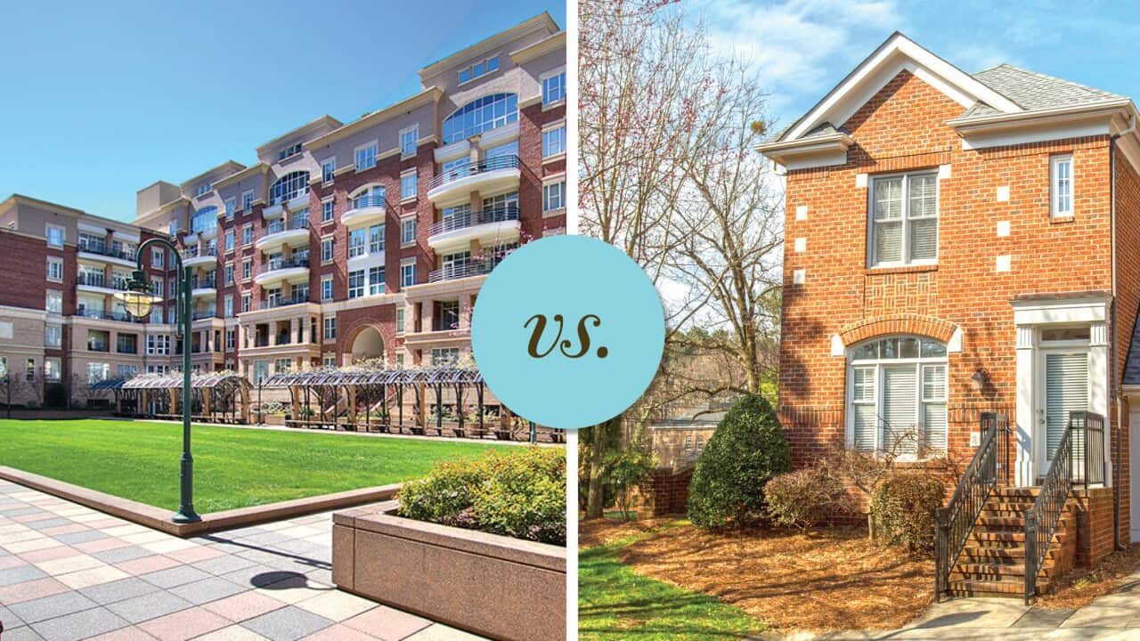 Differences between houses and apartments