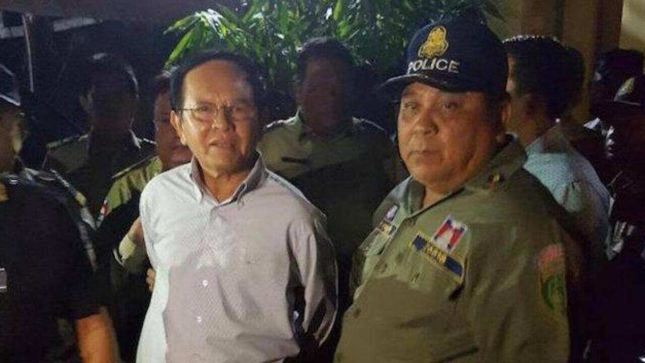 Kem Sokha's arrest in 2017.