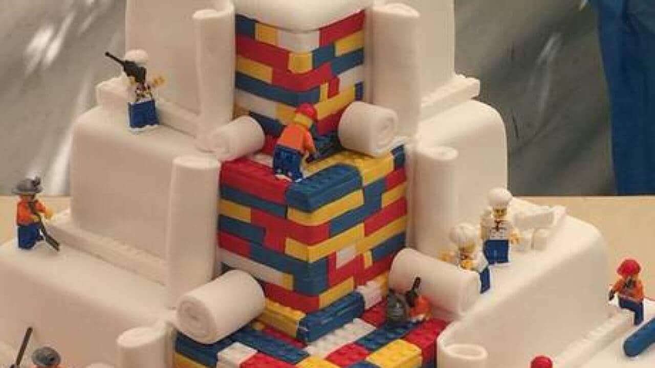 Lego wedding cake
