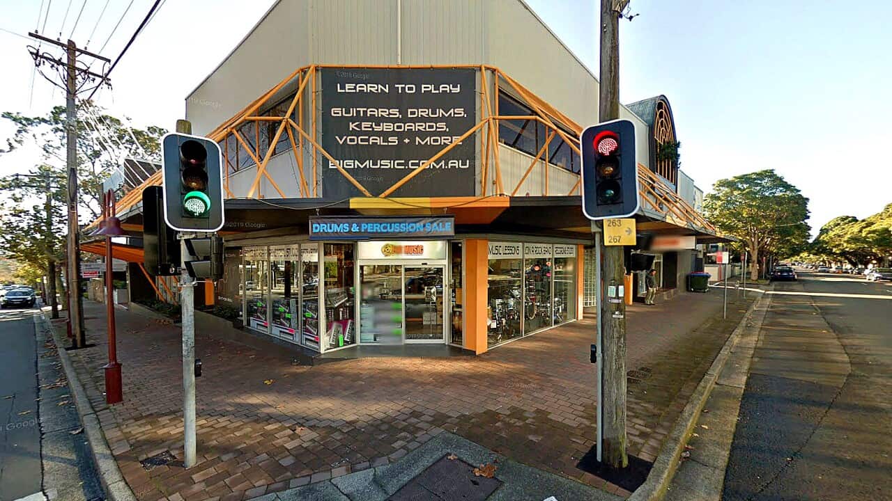The Big Music store in Crows Nest, Sydney