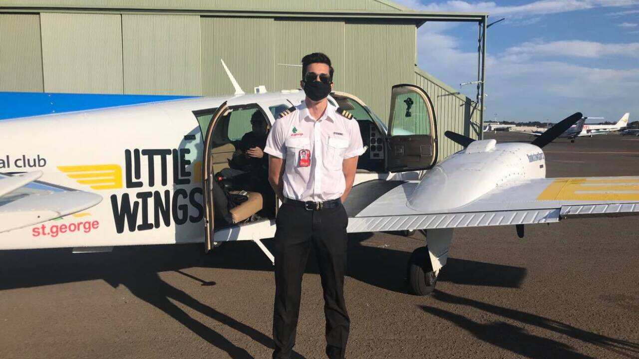 Little Wings pilot Eren Incekara (SBS-Amelia Dunn)