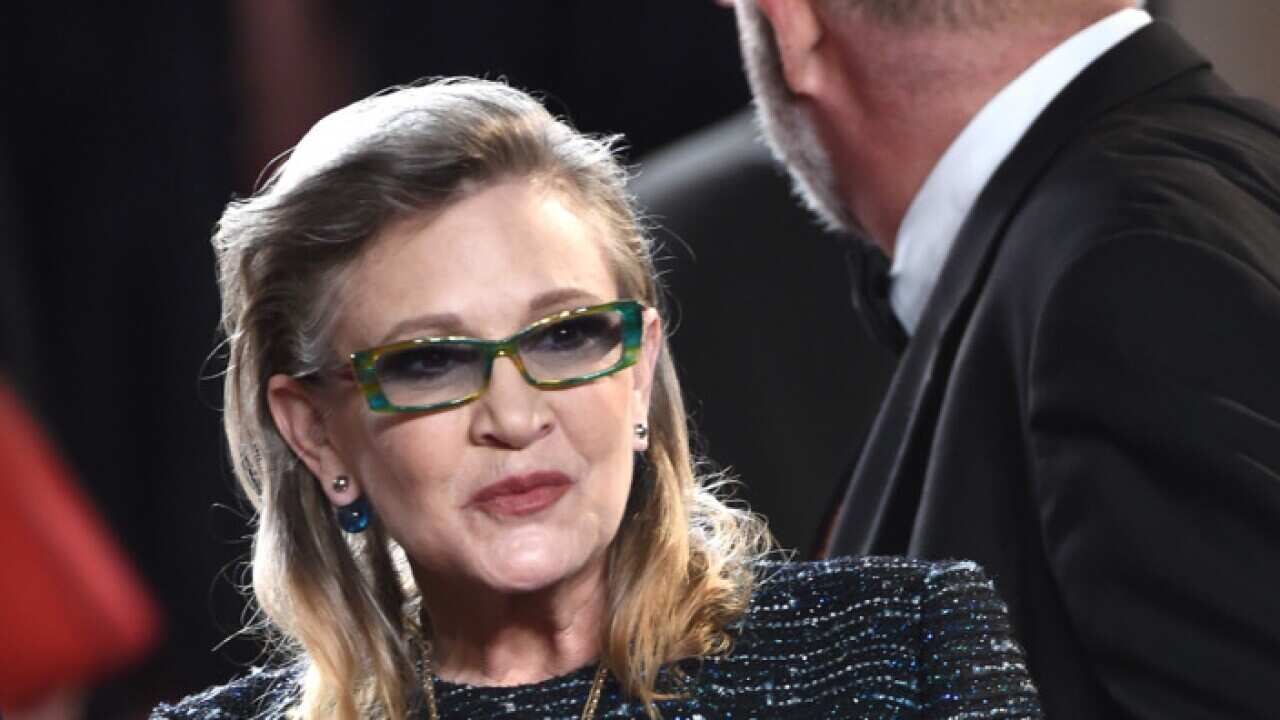 File image of Carrie Fisher