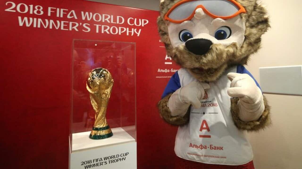 2018 FIFA World Cup trophy.