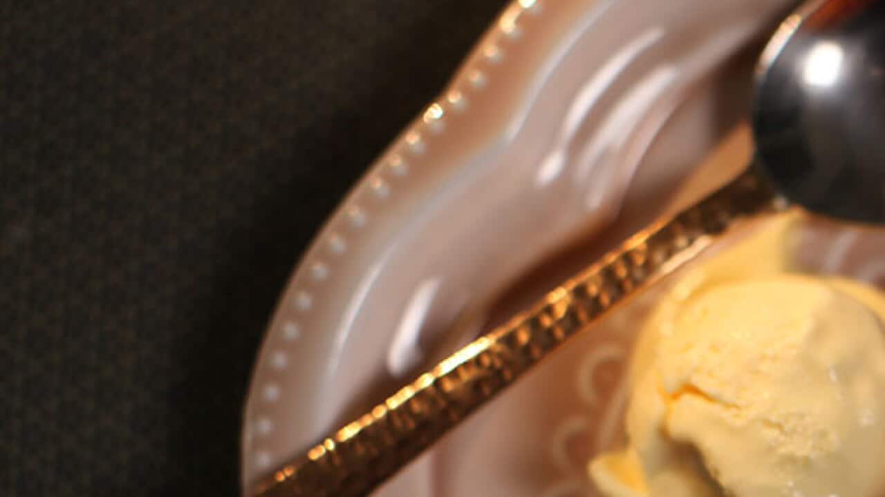 Olive oil cake with date syrup SBS Food