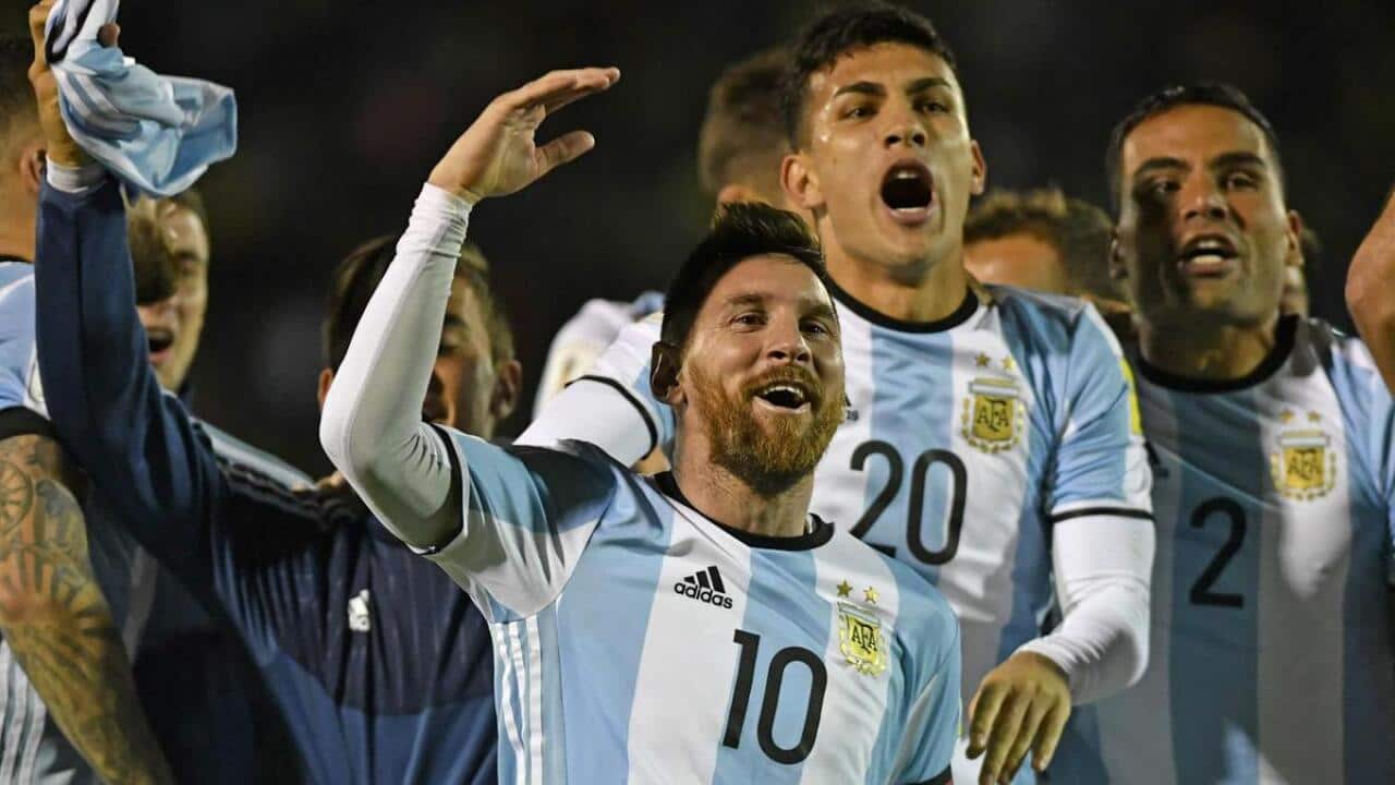 Lionel Messi and Argentina soccer team