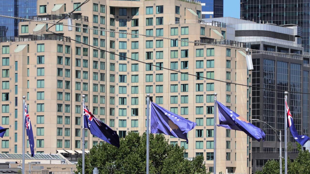 Flamuri i Kosoves dhe ai Australian