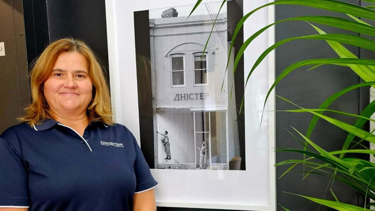 Ivanna Bernyk from the Dnister Ukrainian Credit Co-operative  in Australia.  .jpg