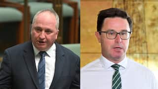 Composite image of Barnaby Joyce and David Littleproud