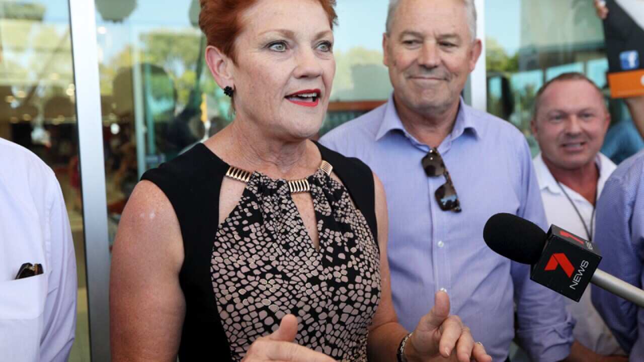 One Nation Senator Pauline Hanson