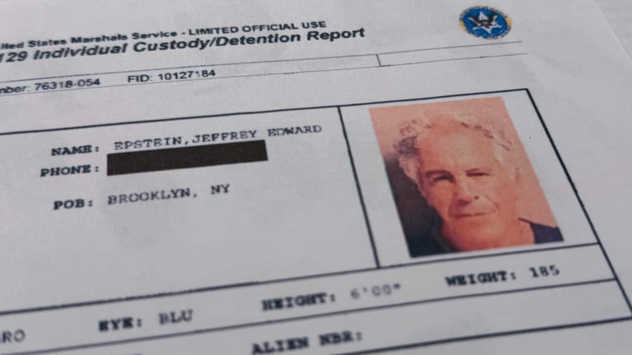 A document that was included in the U.S. Department of Justice release of the Jeffrey Epstein files is photographed Sunday, Feb. 1, 2026, shows the report when Epstein was taken into custody on July 6, 2019.