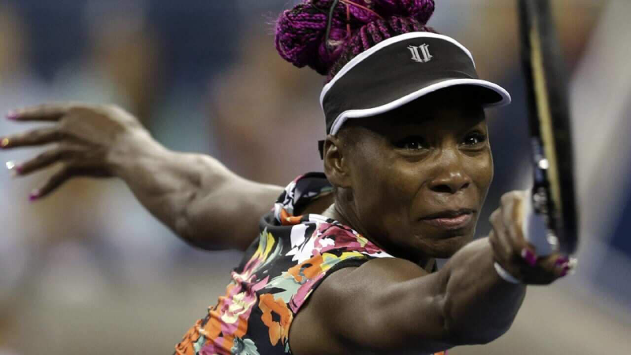 Venus Williams in action during a match