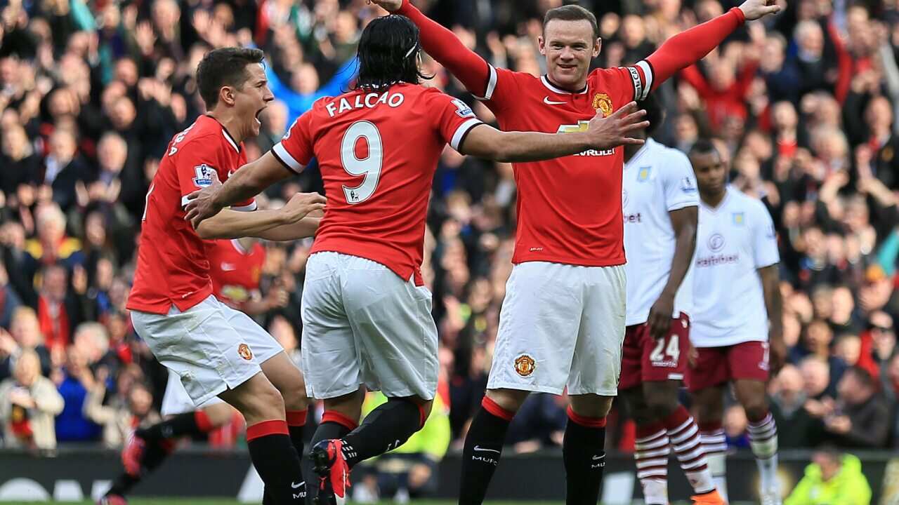 Manchester United Aston Villa Wayne Rooney