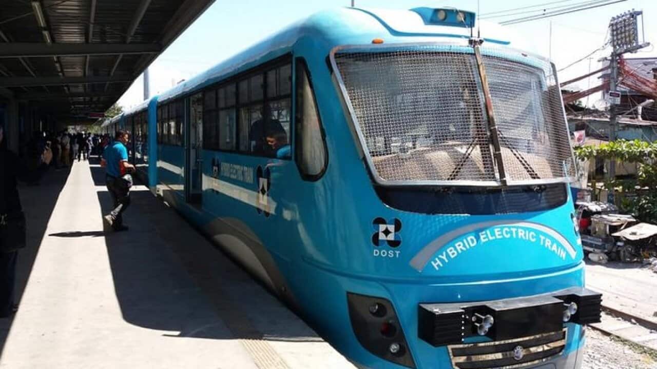 Philippine made hybrid electric train, environmentally friendly