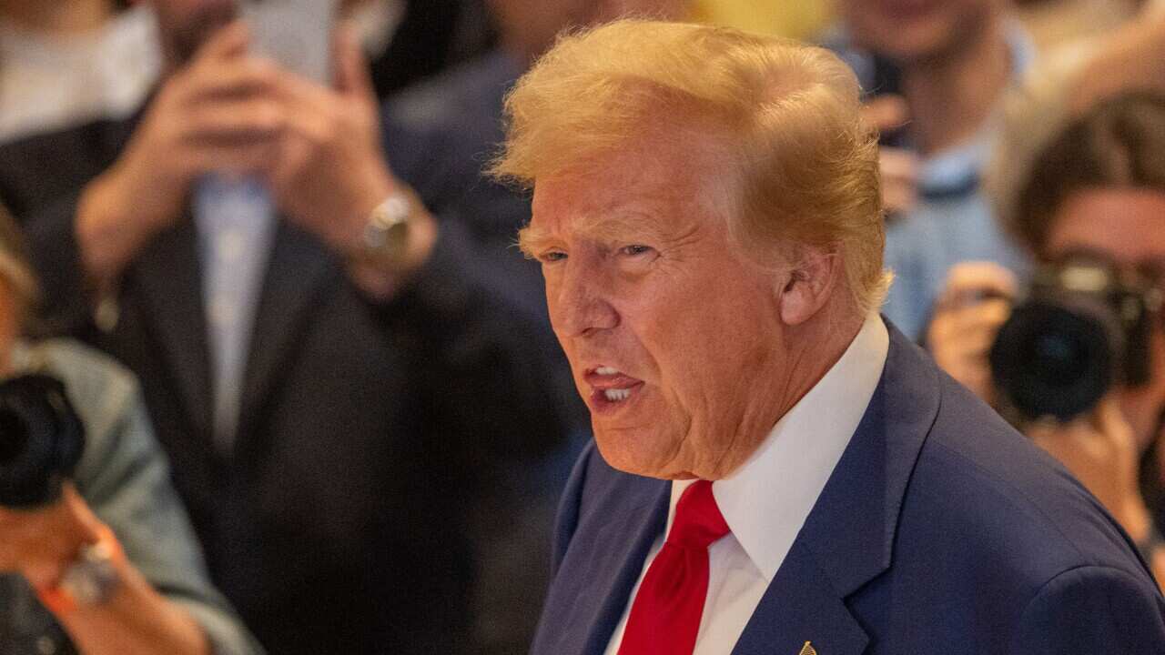 President Trump Holds A Press Conference At Trump Tower Day After Guilty Verdict