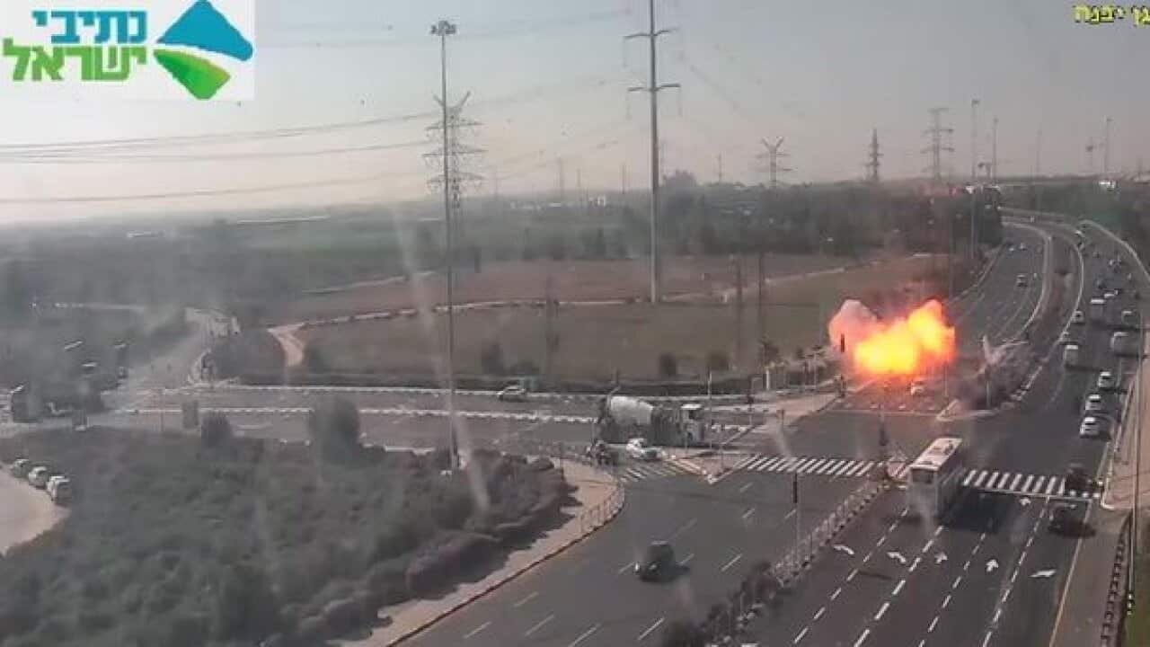 Rocket fr Gaza near Ashdod