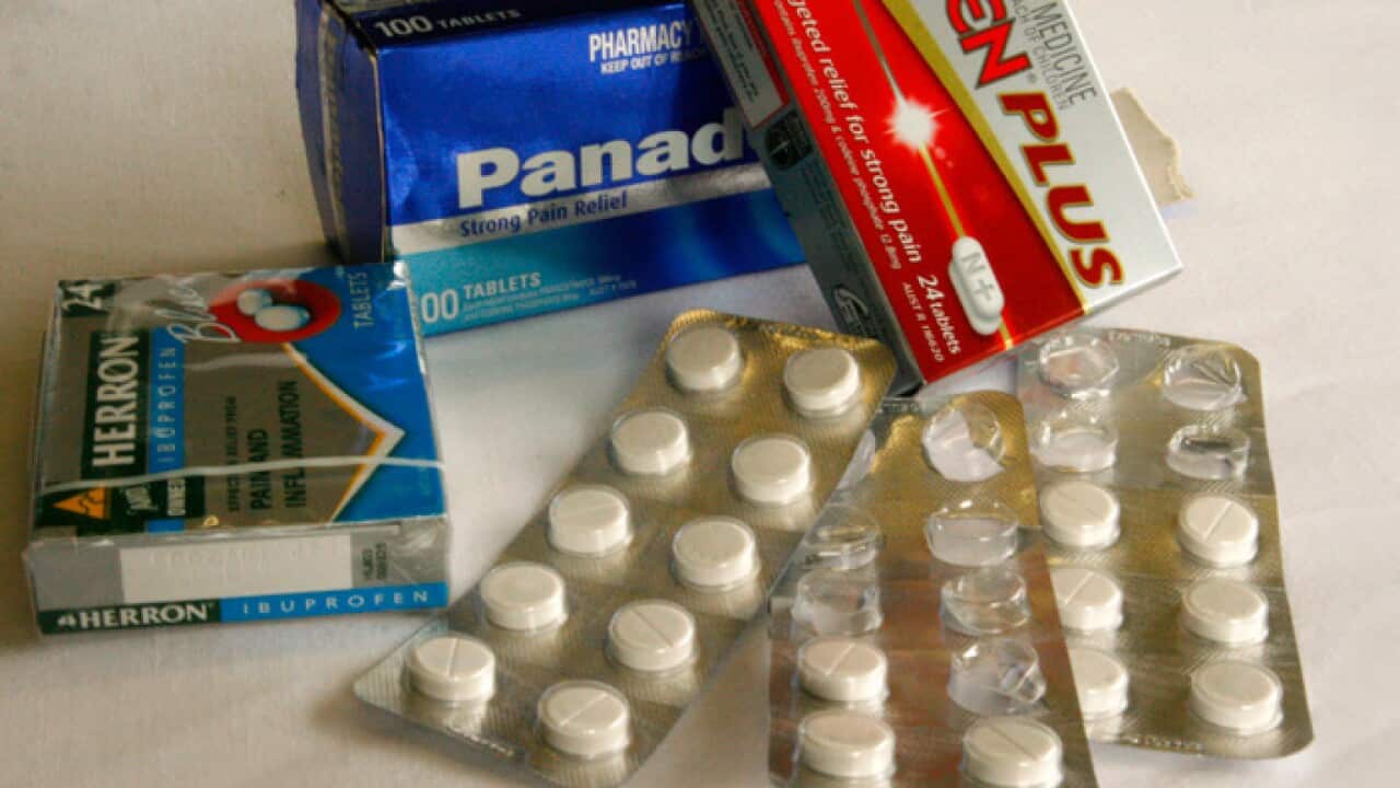 Australische Tablettenpackungen