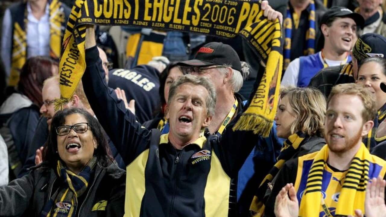 West Coast Eagles fans