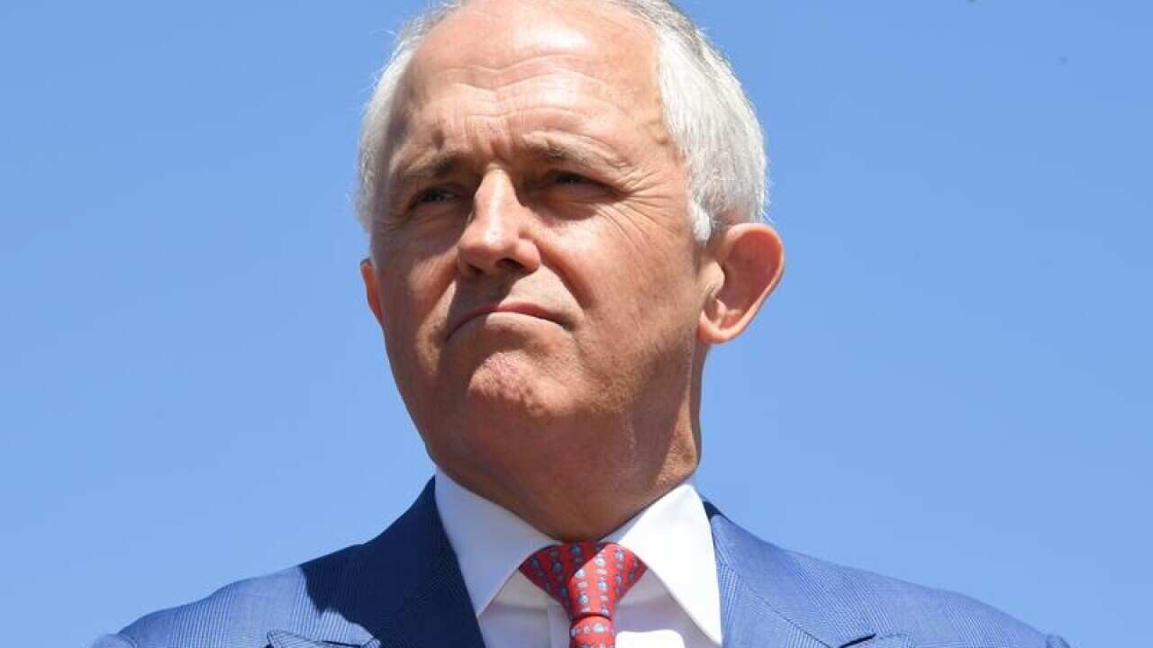 Malcolm Turnbull speaks during an announcement