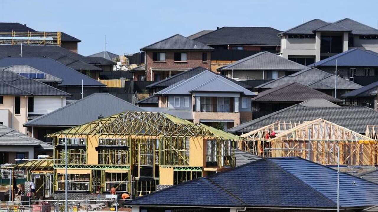 A new housing estate.