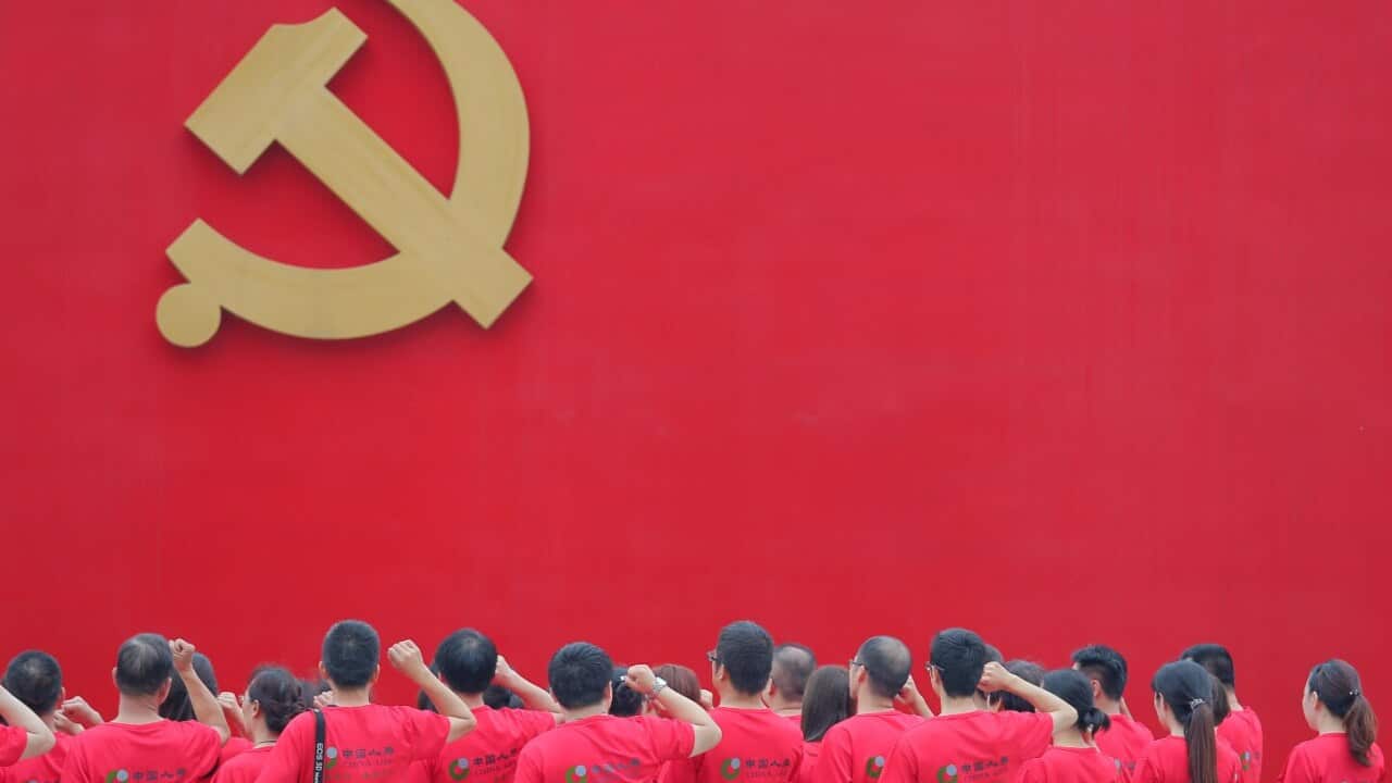 File Image: Chinese members of the Communist Party of China