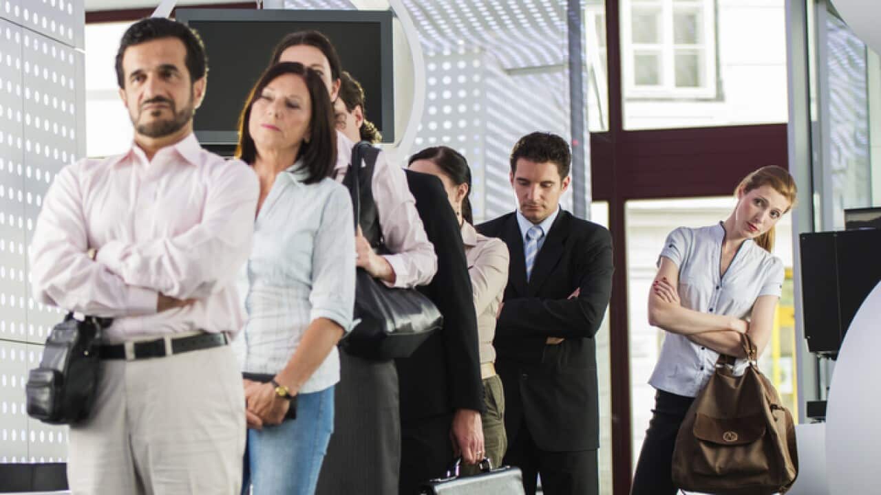 Waiting in line