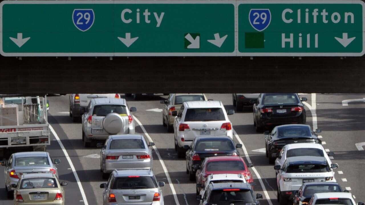 Traffic congestion in Melbourne