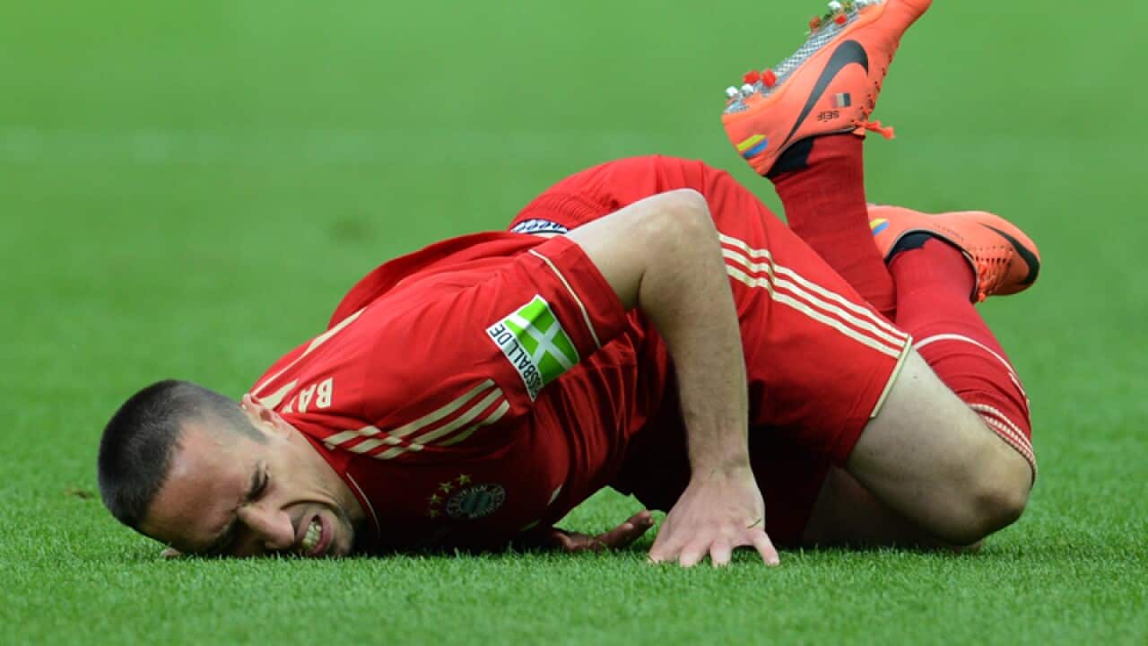 File photo of Bayern Munich's French midfielder Franck Ribery