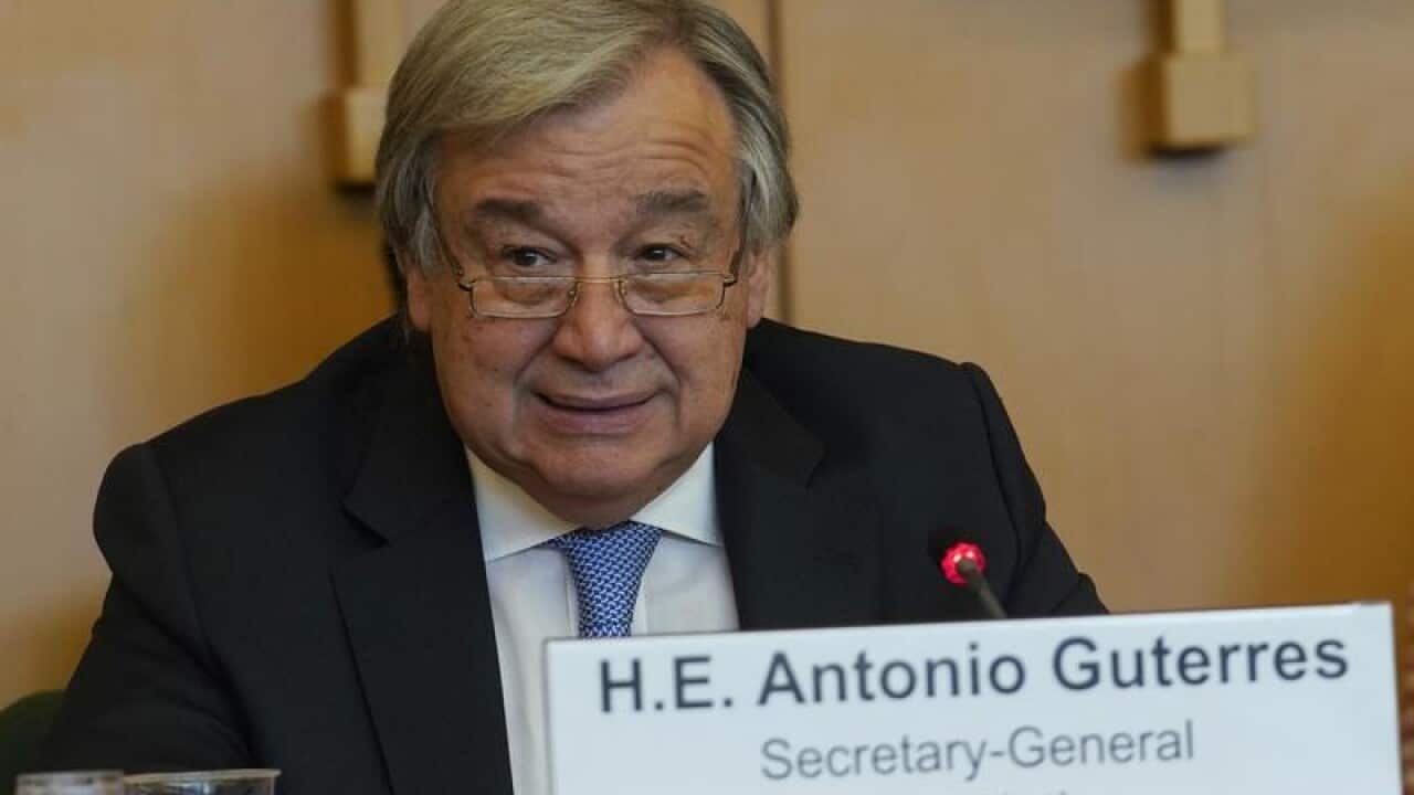 UN Secretary General Antonio Guterres