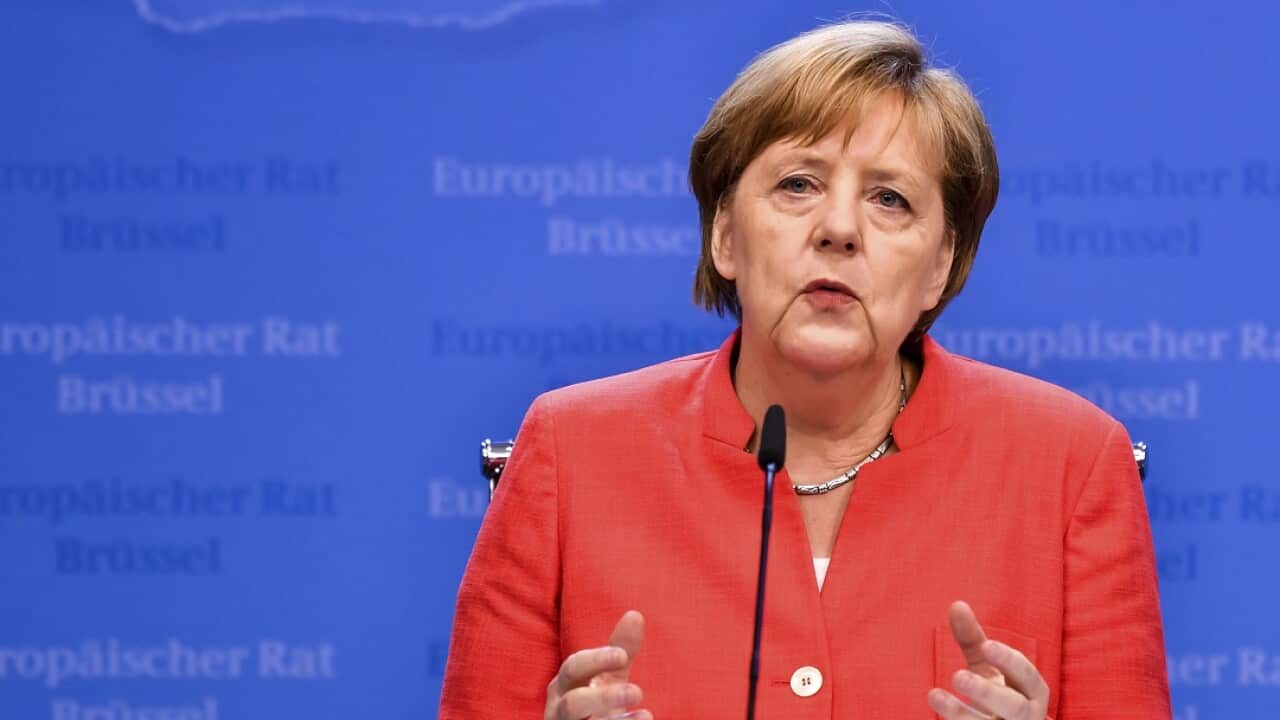 German Chancellor Angela Merkel has secured an immigration deal with 14 EU countries.