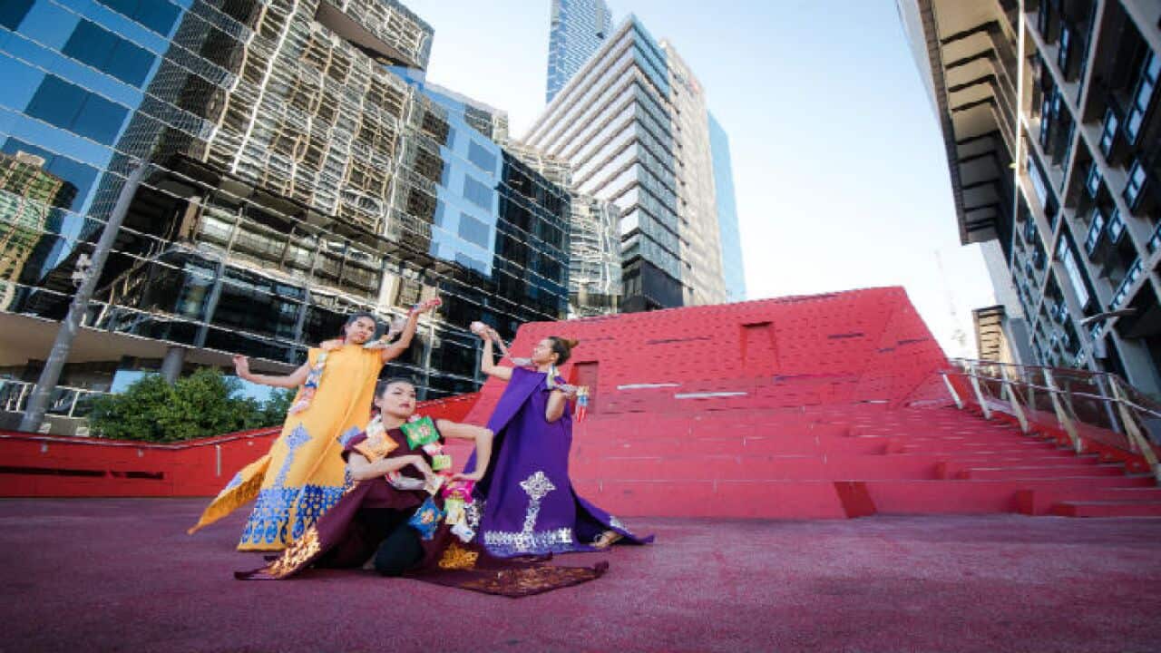 Thai art performance in Mapping Melbourne