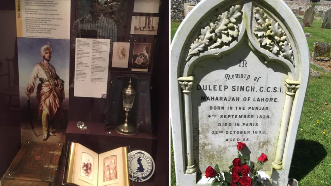 Maharaja Duleep Singh was the youngest son of Maharaja Ranjit Singh, who founded the Sikh empire in Punjab in 1799.