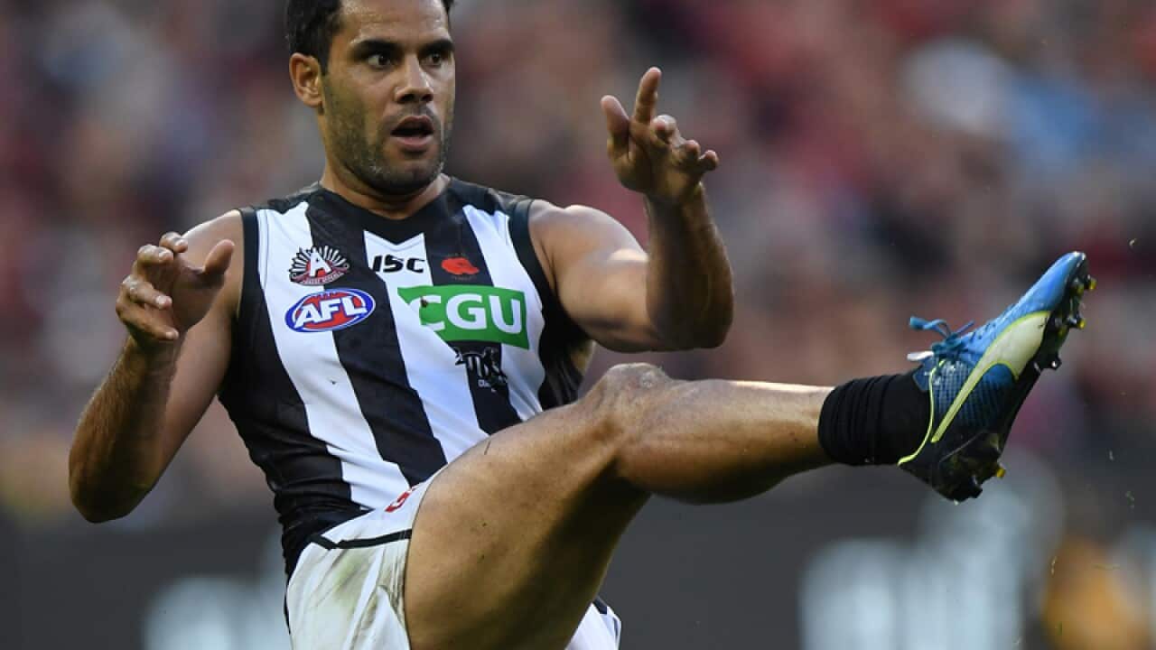 Daniel Wells of the Magpies