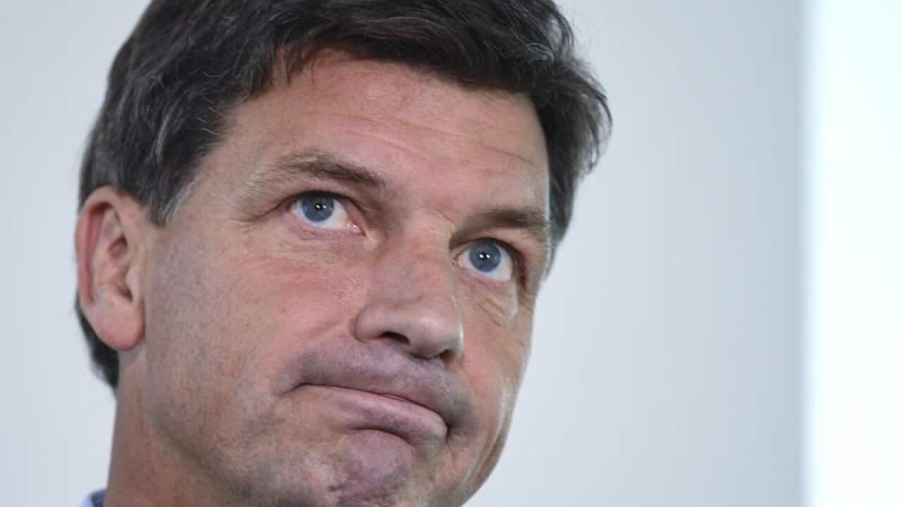 Cybersecurity Minister Angus Taylor