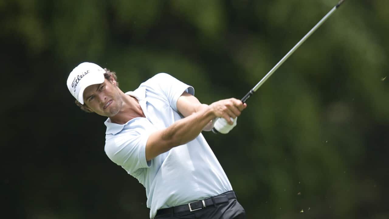 Australian golfer Adam Scott