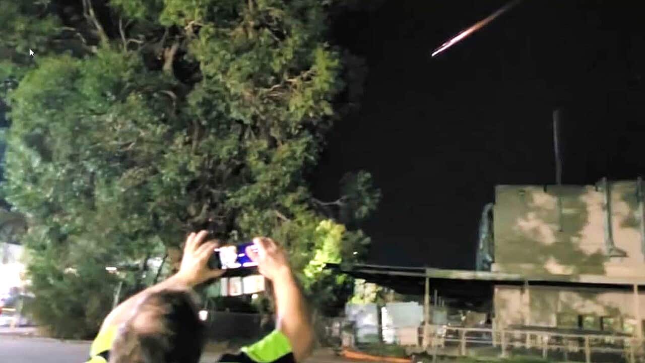 A Melbourne local captures the lights in the sky on camera (supplied).jpg