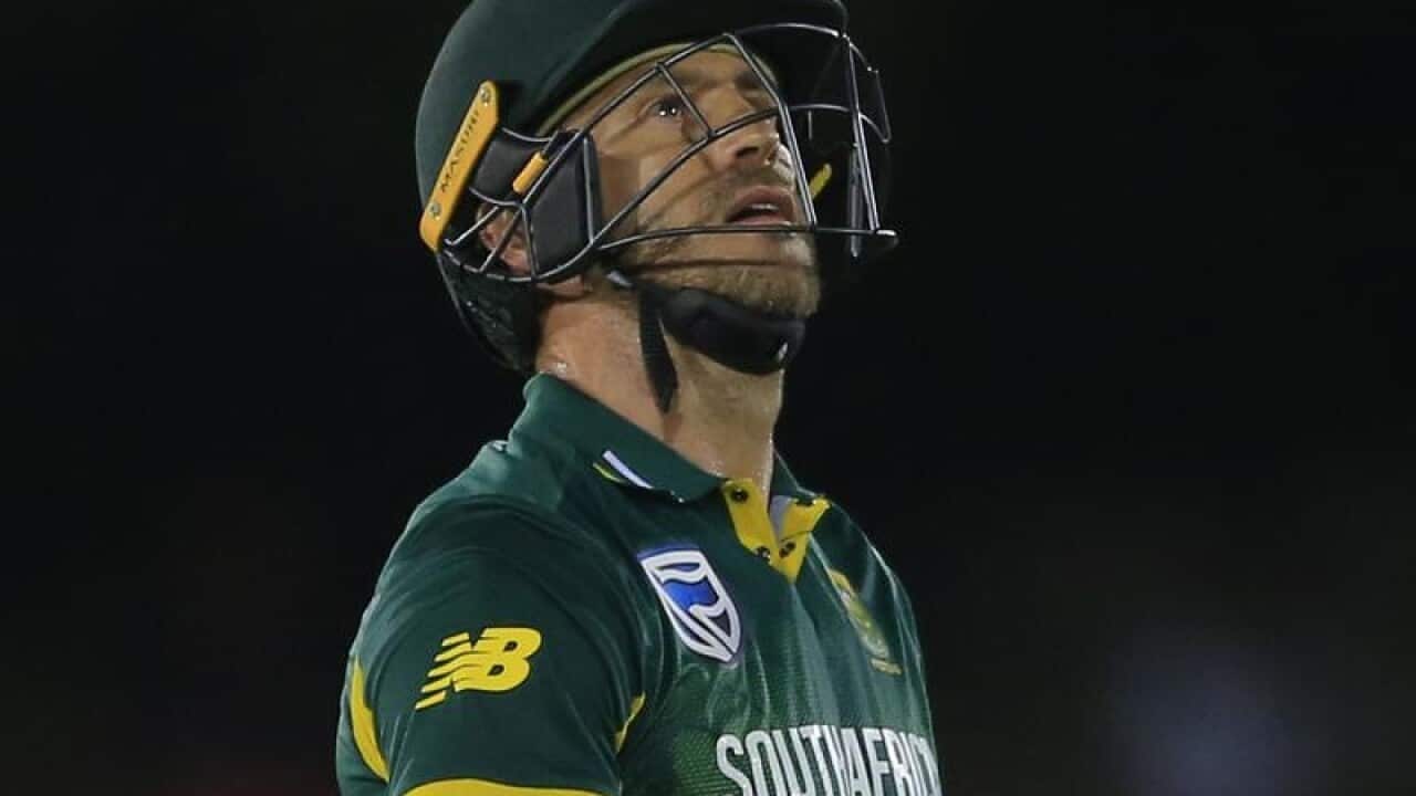 South African cricket captain Faf du Plessis