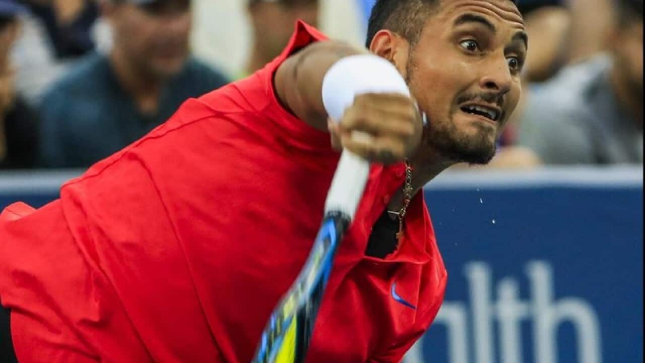 Nick Kyrgios of Australia