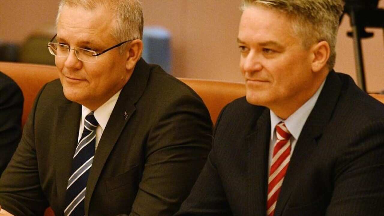 Scott Morrison and Mathias Cormann