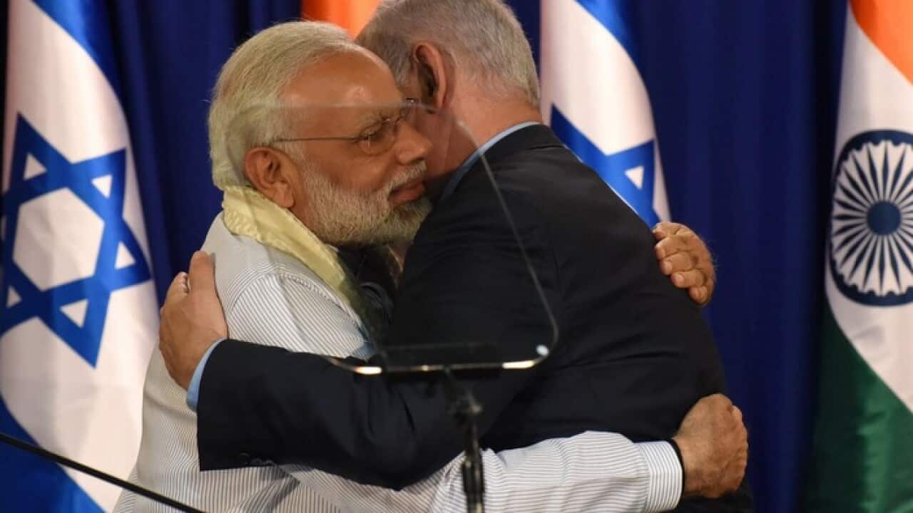 Indian PM in Israel