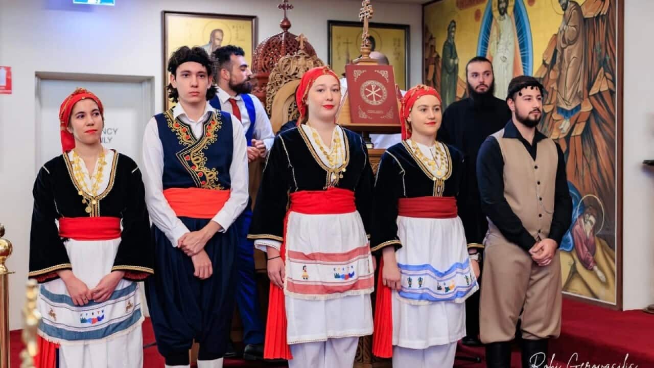 Στιγμιότυπο από την επίσκεψη του Αρχιεπισκόπου Αυστραλία Μακαρίου στην Πέρθη 