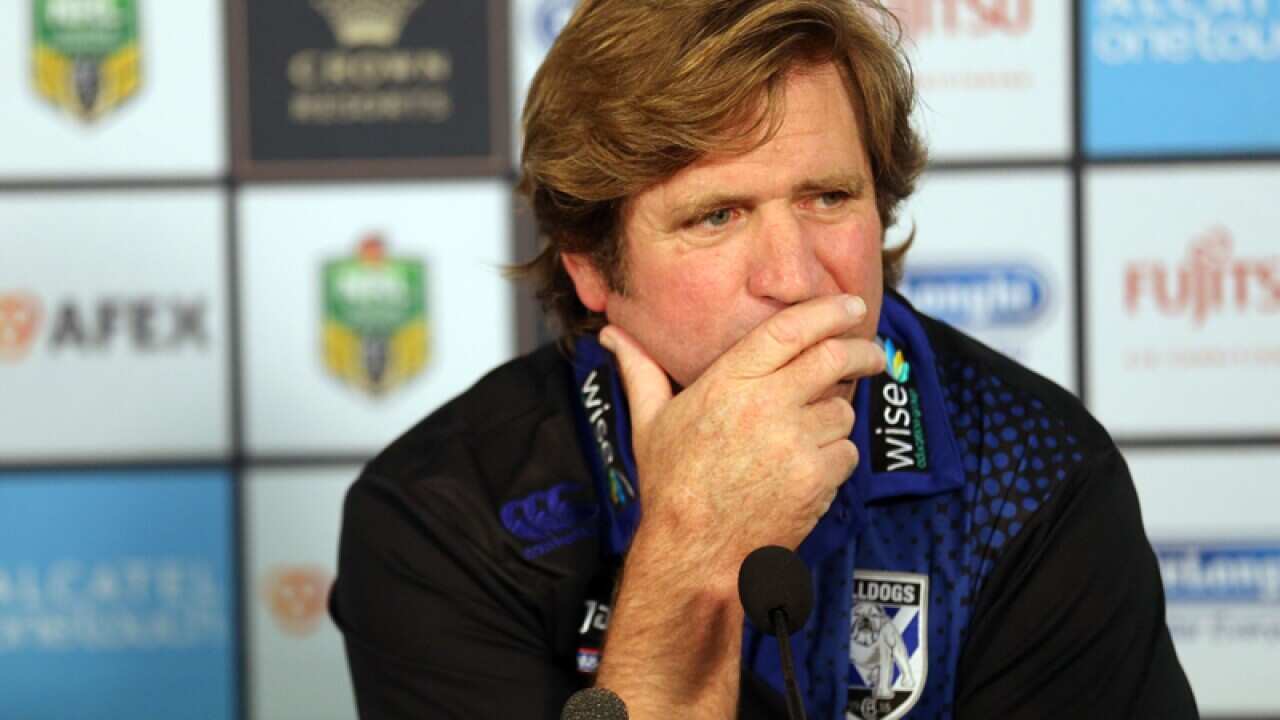 Bulldogs coach Des Hasler
